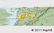 Savanna Style Panoramic Map of Biakoye