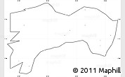 Blank Simple Map of Biakoye, cropped outside, no labels