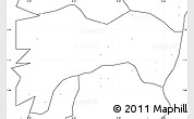 Blank Simple Map of Biakoye, no labels