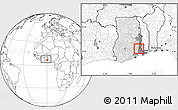 Blank Location Map of Dayi, highlighted country, highlighted parent region, within the entire country