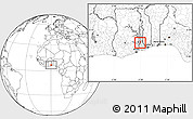 Blank Location Map of Dayi, highlighted parent region