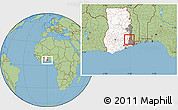 Savanna Style Location Map of Dayi, highlighted country, highlighted parent region