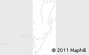 Blank Simple Map of Dayi, no labels