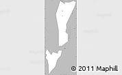 Gray Simple Map of Dayi