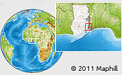 Physical Location Map of Dutasor, highlighted country, highlighted parent region