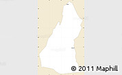 Classic Style Simple Map of Dutasor, single color outside
