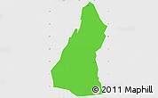 Political Simple Map of Dutasor, single color outside