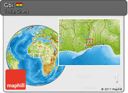 Physical Location Map of Gbi