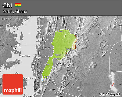 Physical Map of Gbi, desaturated