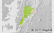 Physical Map of Gbi, lighten, desaturated