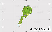 Satellite Map of Gbi, cropped outside