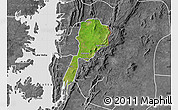 Satellite Map of Gbi, desaturated