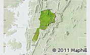 Satellite Map of Gbi, lighten