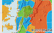 Satellite Map of Gbi, political outside