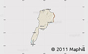 Shaded Relief Map of Gbi, cropped outside