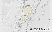 Shaded Relief Map of Gbi, lighten, desaturated