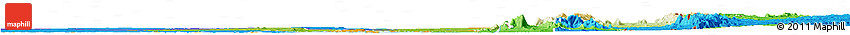 Physical Horizon Map of Kete-Krachi, political outside Physical Horizon Map of Kete-Krachi, political outside