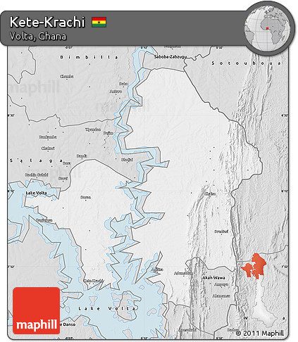 Silver Style Map of Kete-Krachi