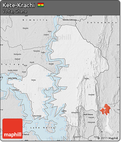 Silver Style Map of Kete-Krachi