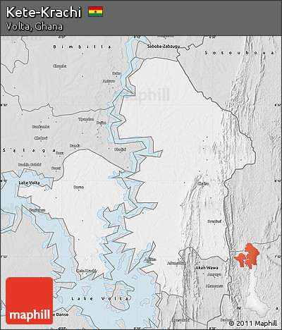 Silver Style Map of Kete-Krachi