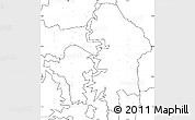 Blank Simple Map of Kete-Krachi, no labels