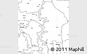 Blank Simple Map of Kete-Krachi