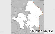 Gray Simple Map of Kete-Krachi