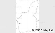 Blank Simple Map of Kpandu, cropped outside