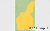 Savanna Style Simple Map of Kpandu