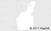 Silver Style Simple Map of Kpandu