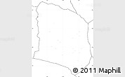 Blank Simple Map of Axim, no labels
