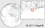Blank Location Map of Dompim