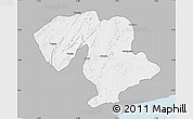 Gray Map of Prestea, single color outside
