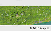 Satellite Panoramic Map of Prestea