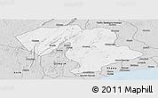 Silver Style Panoramic Map of Prestea