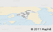 Classic Style Panoramic Map of Piraieus, single color outside