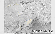 Shaded Relief 3D Map of Dodekanissa, desaturated