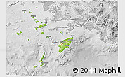 Physical 3D Map of Dhodhekanisos, lighten, desaturated