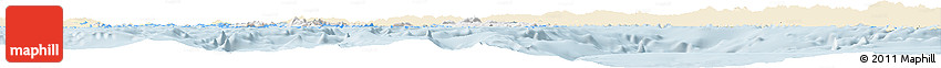 Classic Style Horizon Map of Dhodhekanisos, single color outside