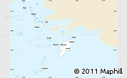 Classic Style Simple Map of Dhodhekanisos, single color outside