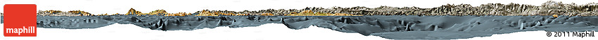 Satellite Horizon Map of Dodekanissa, semi-desaturated