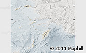Shaded Relief Map of Dodekanissa, lighten, semi-desaturated