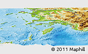 Physical Panoramic Map of Dodekanissa