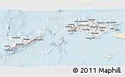 Classic Style 3D Map of Samos, single color outside