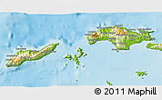 Physical 3D Map of Samos