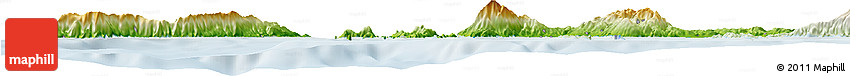 Physical Horizon Map of Samos, lighten