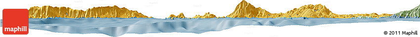 Savanna Style Horizon Map of Samos