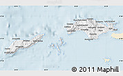 Classic Style Map of Samos, single color outside