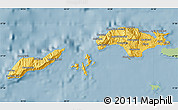 Savanna Style Map of Samos, single color outside