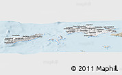 Classic Style Panoramic Map of Samos